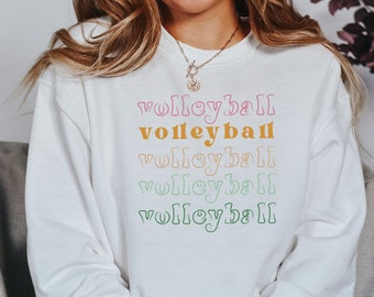 Funny Volleyball Shirt, Cute Player Gift Shirts, Game Day Sweatshirt For Mom, Gifts For Sport Lovers, Volleyball Lover Birthday Tshirt