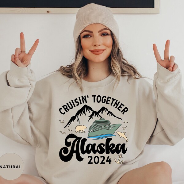 2024 Alaska Cruise Sweatshirt, Cruise Squad Gift T Shirt, Matching Family Cruise Travel Sweater, Family Trip Tee, Vacation Holiday Tshirt