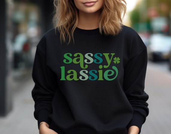 Sassy Little Lassie Girls Kids Toddler St Patricks Day Gift T-Shirt Sassy Little Lassie Girls Kids Toddler St Patricks Day Gift T-Shirt
