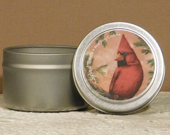 Cardinal Totem - 4 oz Soy Candle