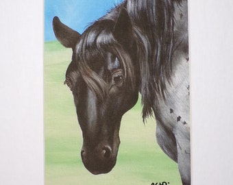 Horse Totem - Matted Giclee Art Print