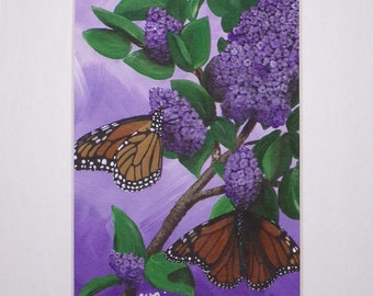Butterfly Totem - Matted Giclee Art Print