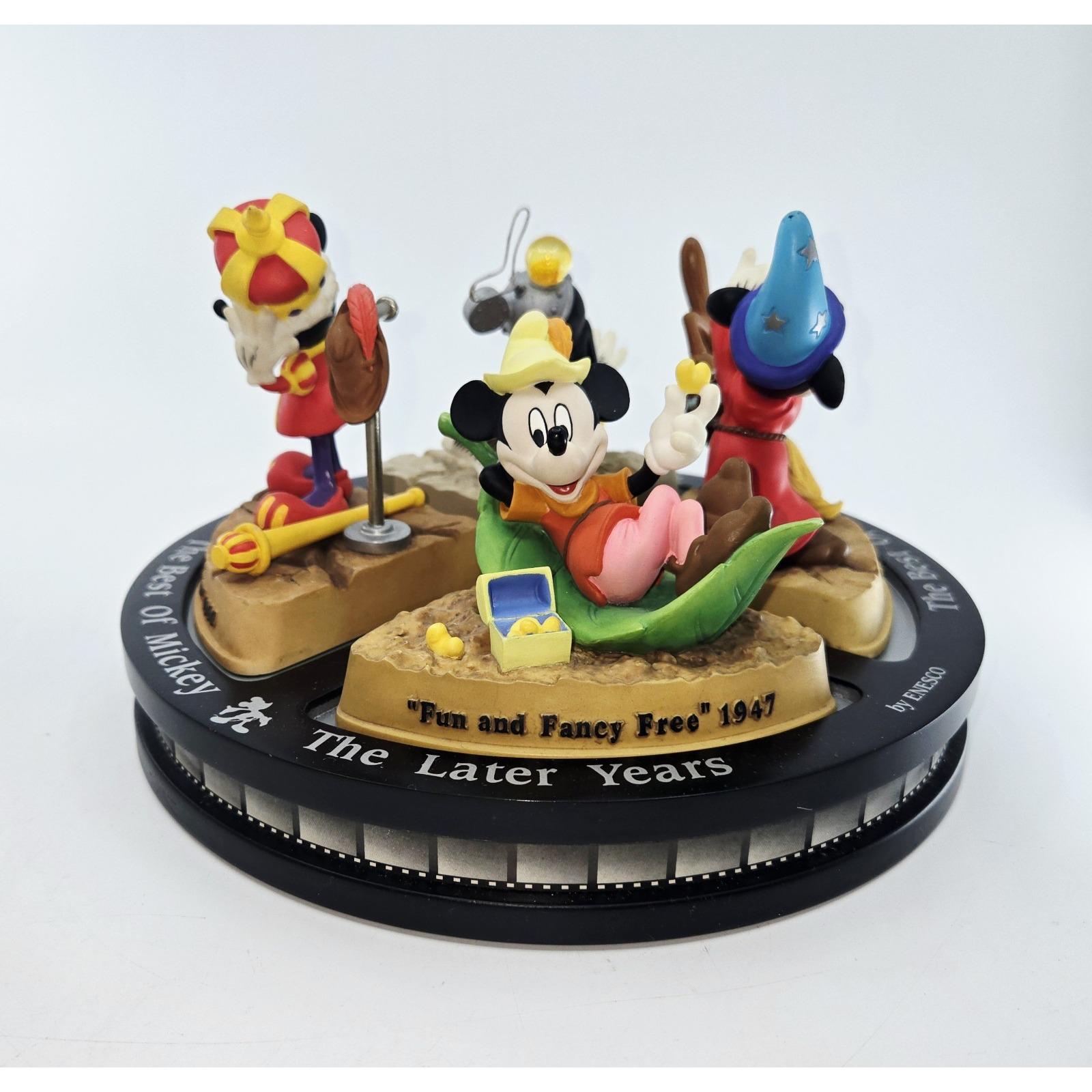 その他 Enesco Best of Mickey Collector's Set Enesco Best of Mickey Collection the Early Years Lazy Susan
