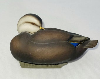 Ducks Unlimited Black Duck decoy 2001 Jett Brunet