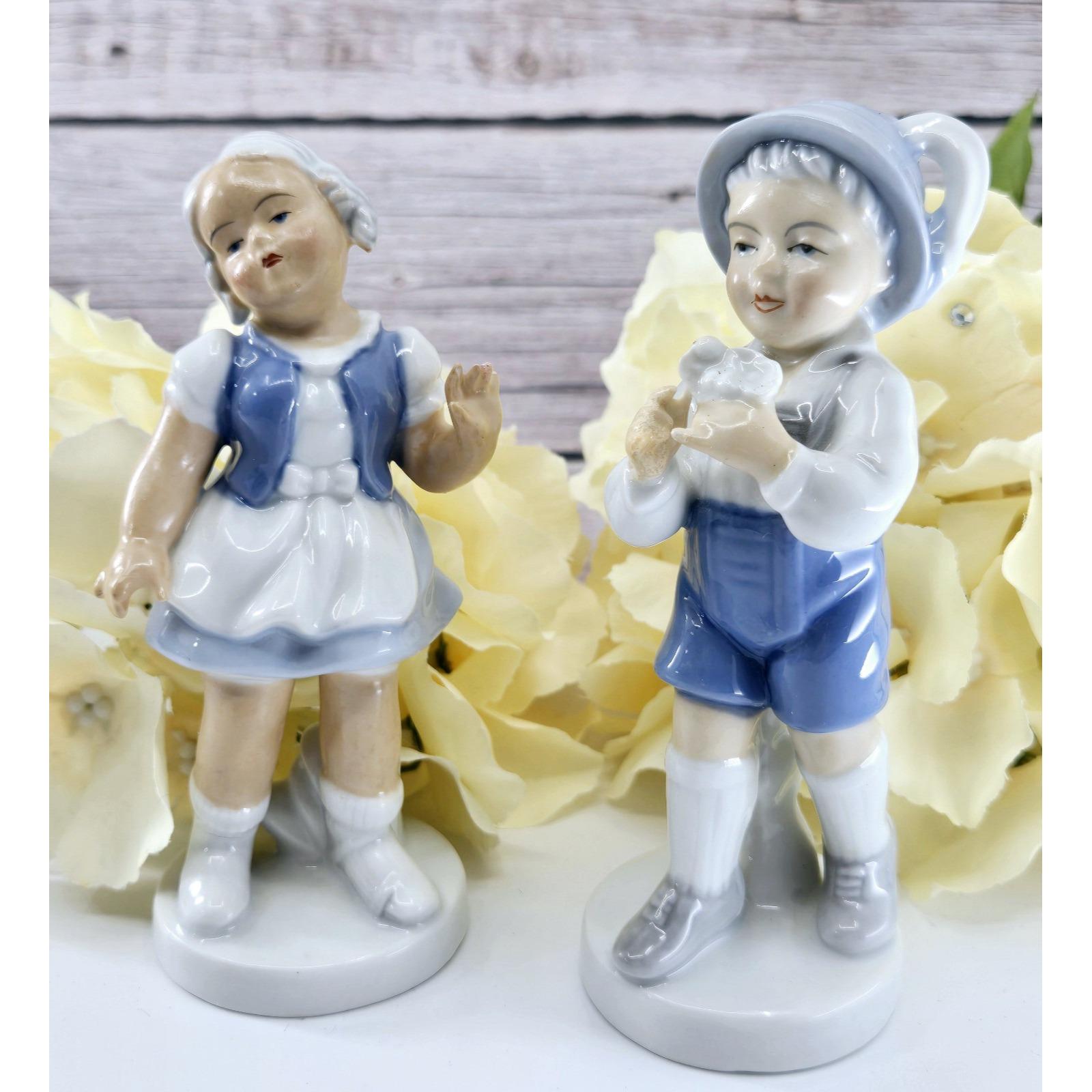 Vintage Gerold Porcelain Bavaria W.germany Pair of Porcelain