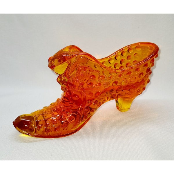 Fenton Glass Shoe Etsy
