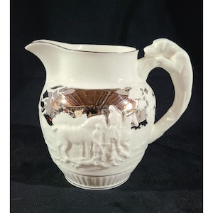 Vintage Wedgwood of Etruria & Barlaston-kan voor jachtplantimun-hondenhandvat