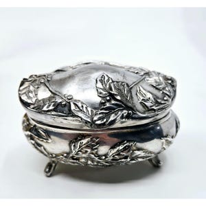 1800s Antique Art Nouveau Victorian casket Trinket box