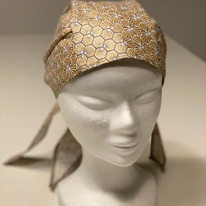 Medical operating room cap resuscitation surgeon scrub cap charlotte in cotton handmade in France comes in 3 sizes