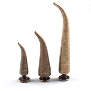 10 Sets Punk Rock DIY Rivet Spike Cone Kugel-Metall-Spikes Studs Crew zurück Für Leder Handwerk Schuhe Tasche Gürtel Leathercraft