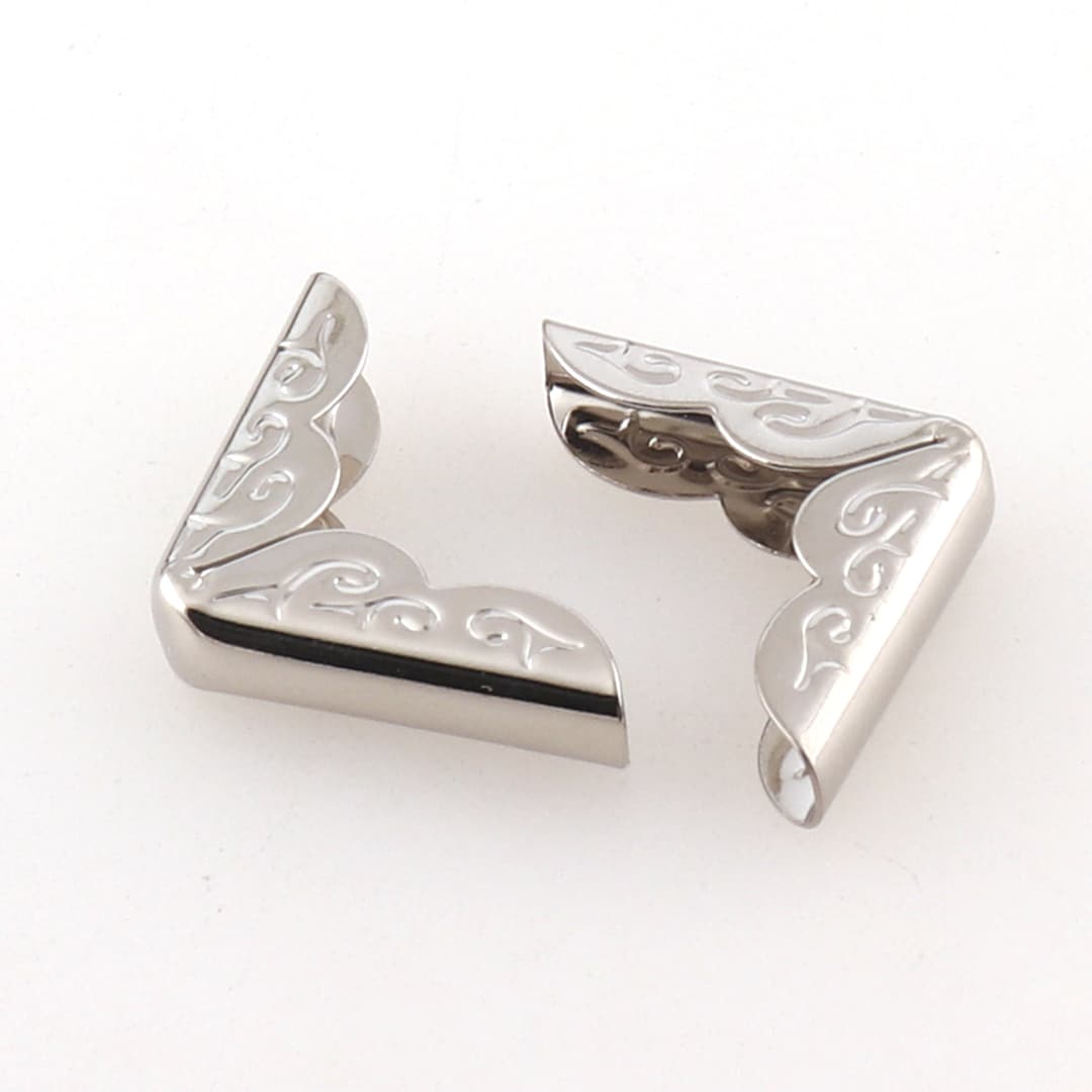 Metal Corner Protector Scrapbook Silver for Books Album Folders Menus ...