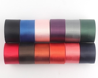 Cinturón de seguridad de nailon de espiga de 1,5" de ancho, correa resistente de 25 mm, correa para collar de perro, accesorios de ropa, correa de repuesto para bolso.