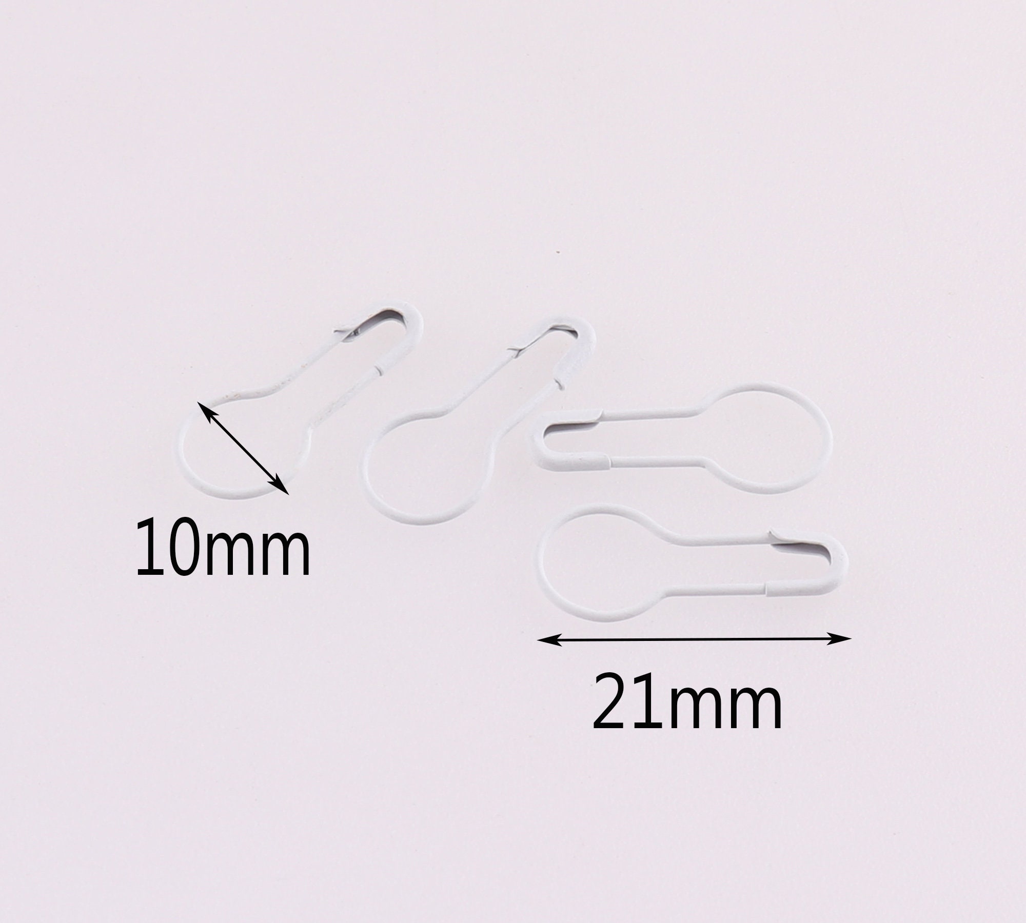 Safety Pins Pear Shaped Safety Pins for Clothing Tags,white Pins