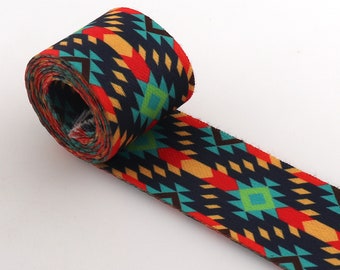 38 mm breed kleurrijk polyester katoenen canvas singelband riem kleding lint voor doe-het-zelf sieraden accessoires: