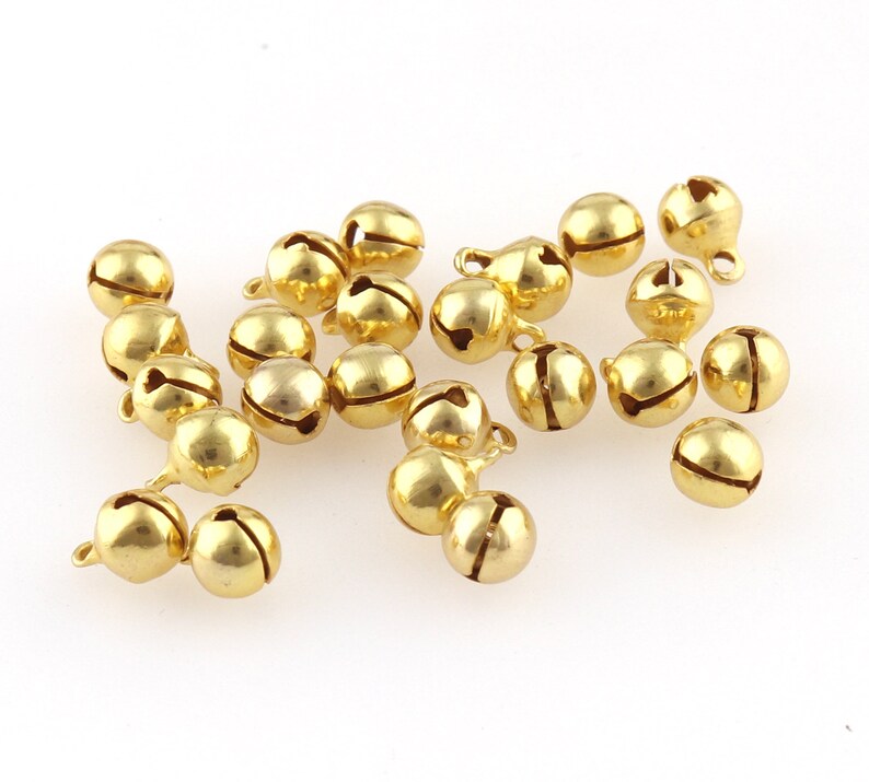 Cat Bells Jingle Bells Cat Collar Bells Shiny and Solid Gold Color