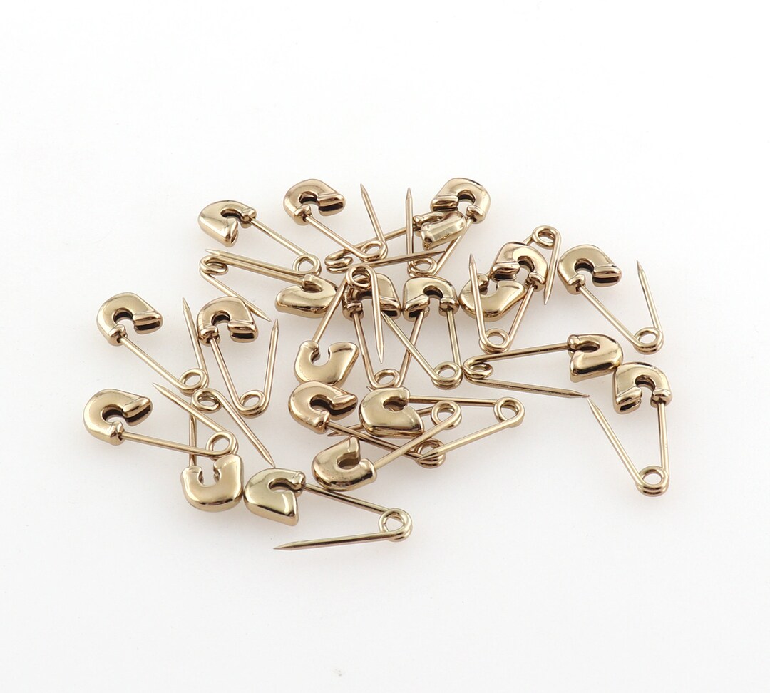 Small Safety Pins Charming Pins Hang Tag Pins Craftinggold Etsy