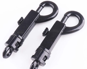 Plastic Swivel Snap Hook for Outdoor Sports Backpack Strap Webbing Keychain Buckle Bag Accessories