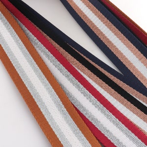 5 yards sangle 38 millimètres - 4 couleurs à choisir parmi la sangle de scintillement