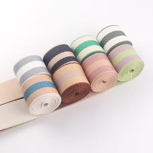 1.5 inch Polyester Cotton Jacquard Webbing 38mm Bag Strap Webbing for Bag handles,Guitar Strap,Clothing Supplies sold by the yard