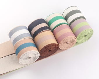 1.5 inch Polyester Cotton Jacquard Webbing 38mm Bag Strap Webbing for Bag handles,Guitar Strap,Clothing Supplies sold by the yard