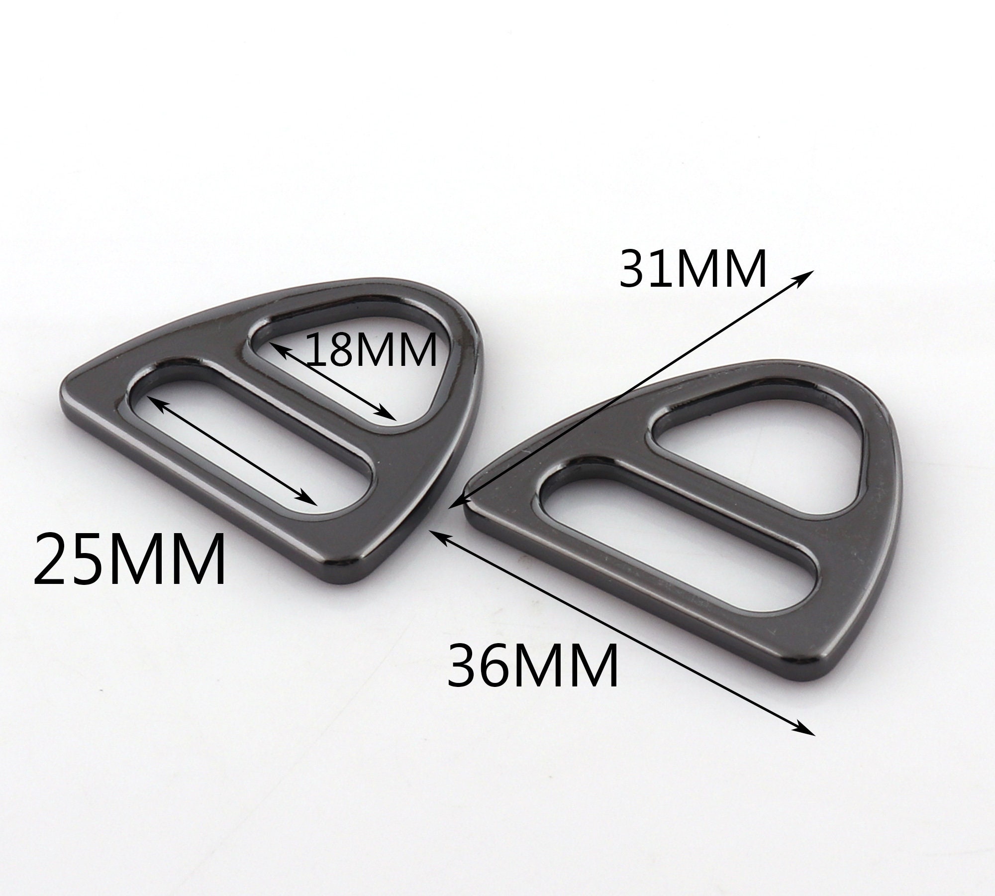 1'' Slider Buckle Triangle Strap Buckles Belt Buckle Etsy Canada