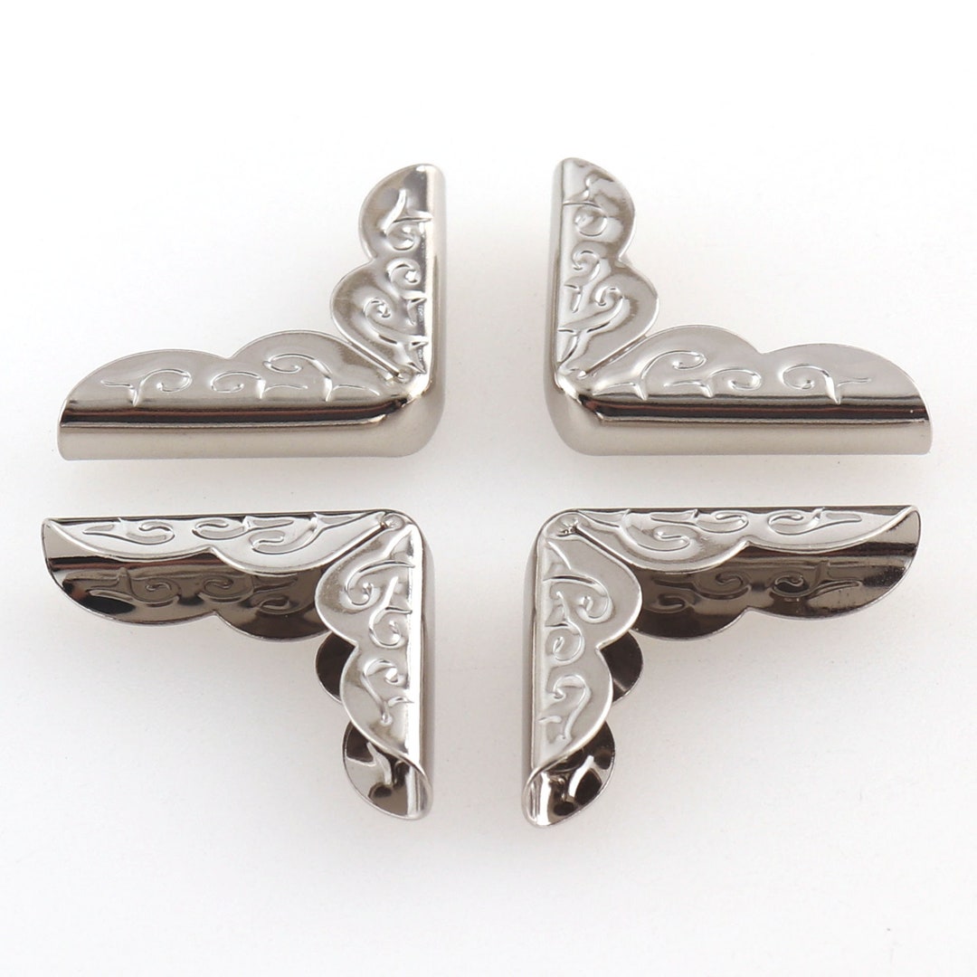 Metal Corner Protector Scrapbook Silver for Books Album Folders Menus ...