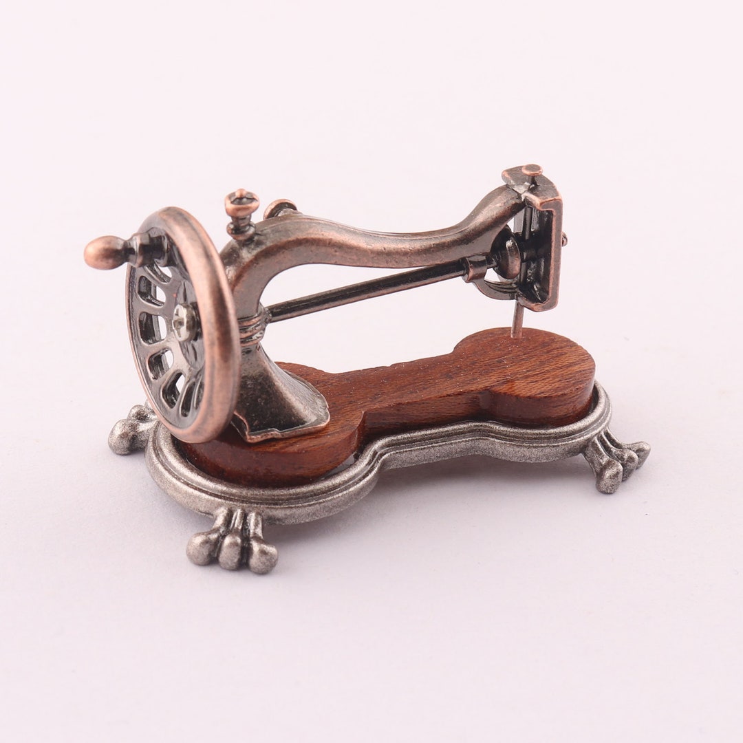 Miniature Sewing Machine for Dolls Houseminiature Sewing Etsy