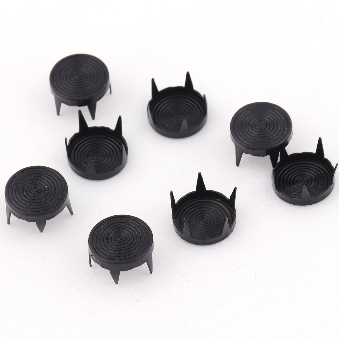 6-12mm Round Square Spikes Garment Rivets For Clothing Four Claw