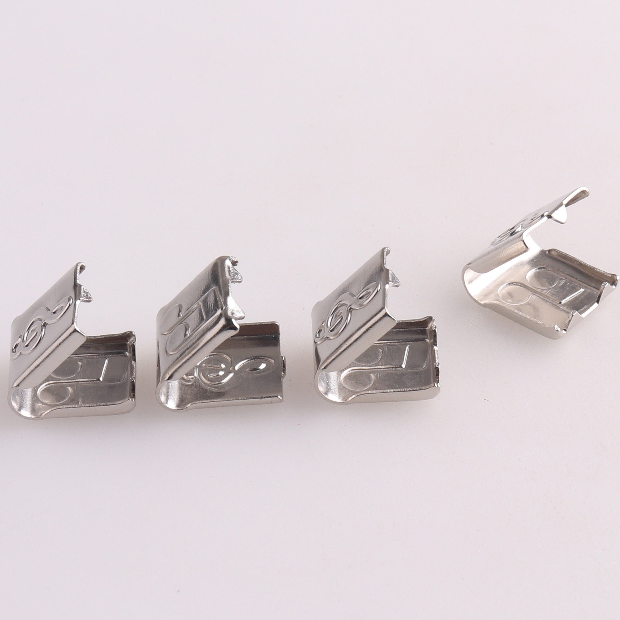 20 Metal bing Belt End Clamps 12 Mm Belt Ends for Cotton Etsy