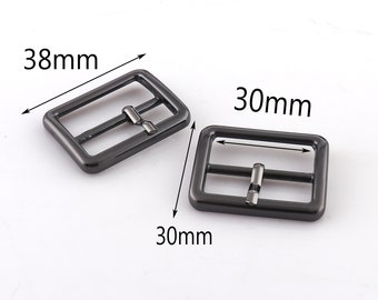 Black Pin Buckle, Rectangle buckle,Alloy Pin Buckle, Alloy Belt Buckle,Handbag Purse Making