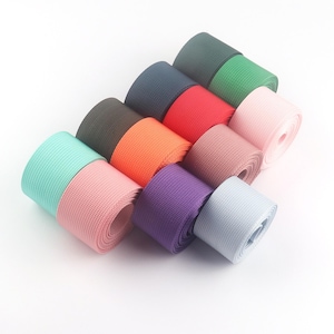 Cinta de nailon de 38 mm con rayas coloridas, 1 pulgada, de alta calidad, con estampado de pitbull, ideal para bolsos, correas, cinturones y accesorios de costura para collares de perros.