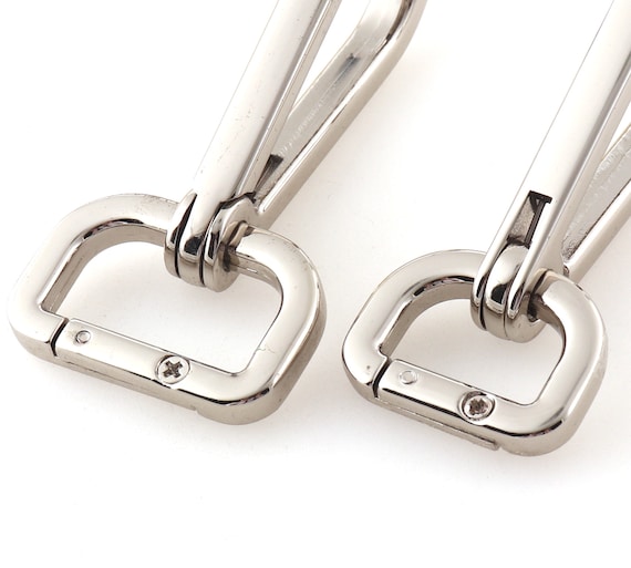 Heavy Duty Swivel Hook Silver Trigger Snap Hook Push Gate Clip Swivel  Clasp, Purse Strap Clip, Webbing Finding for Dag Collar Keychain -   Canada