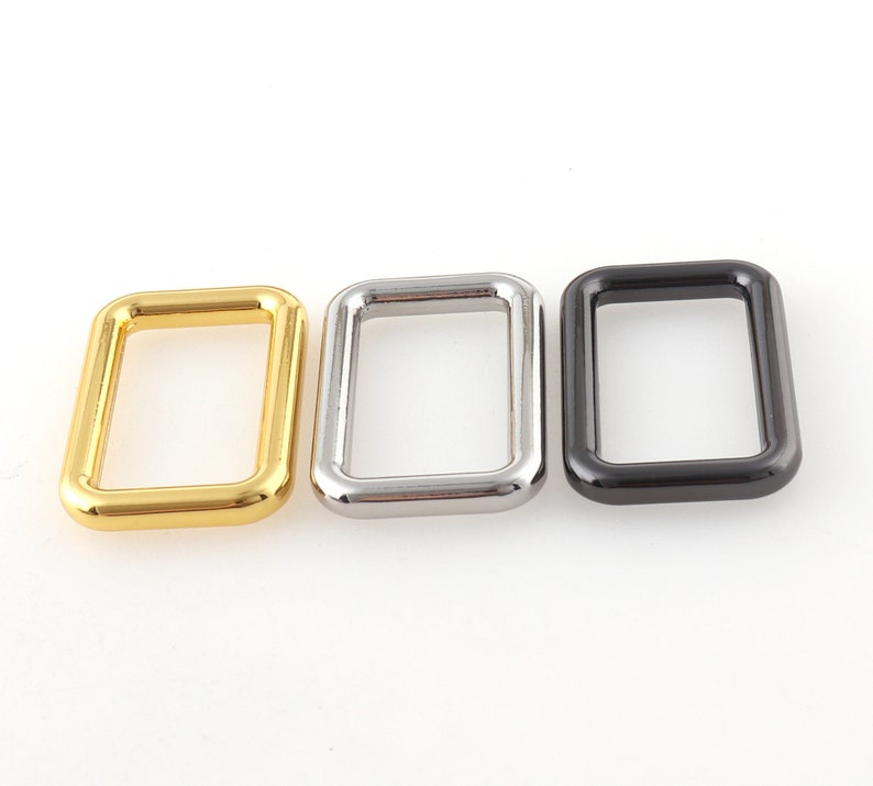 Belt Buckle D ring Alloy Metal Square buckle Gold Silver gun black 30mm for Shoes Bags Garment Buckles DIY Accessory Sewing