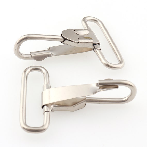 Metal Snap hook 39mm Luggage bag Dog buckle Bag hanger Lobster Clasp Silver  DIY Sewing handmade Accessories