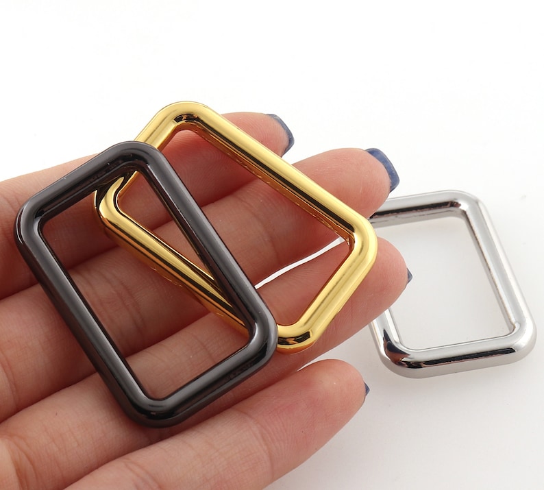 Belt Buckle D ring Alloy Metal Square buckle Gold Silver gun black 30mm for Shoes Bags Garment Buckles DIY Accessory Sewing