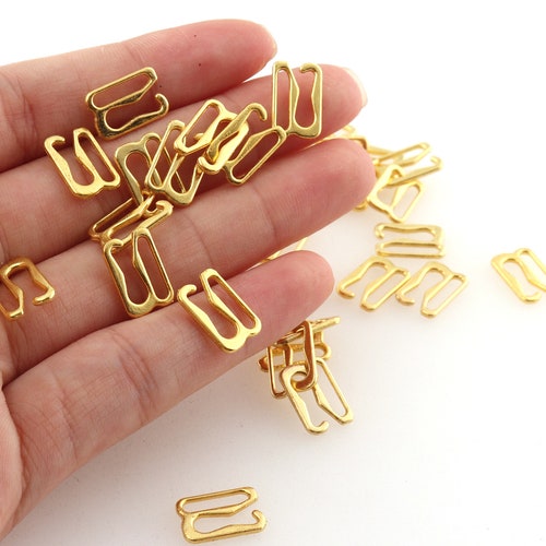 50pcs G Hooks Gold Bra Strap Slider Buckles Slide Hooks Etsy