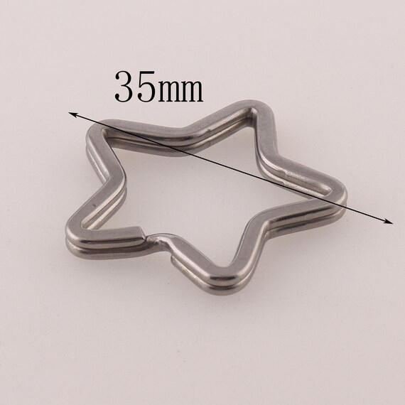 Ferro tondo split portachiavi catena con anello portachiavi per borsa making portafoglio artigianale casa auto tasti di fissaggio 25 pezzi per lotto,3 cm Anti brass P137