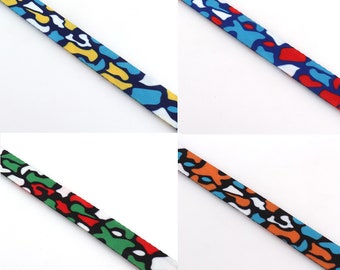20mm Striped Webbing Colorful Ribbon Webbing strap Soft Webbing belt Poly Webbing Lanyard Bag Strap Webbing Purse Strap