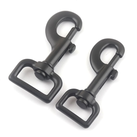 Black Duty Heavy Swivel Clasps Claw Lanyard Lobster Clasp Swivel