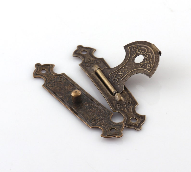 Antique Bronze Color Lock Latch ,small Box Hardware, Jewelry Box Latch