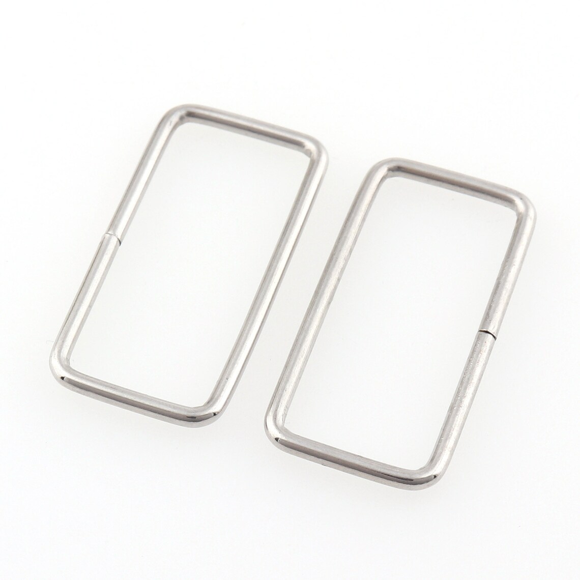 12pcs 1.25inch Metal Square Buckles Silver Rectangle Rings - Etsy UK