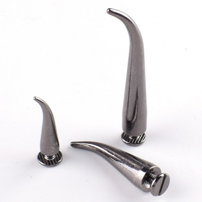 Bullet Punk Spikes---Leather Crafts Screw Punk Studs Bullet Cone Spike Stud Metal Screw Rivets Punk Stud Cone Rivets Screw Punk