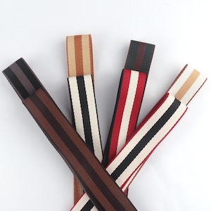 1.5&quot; Polyester-cotton Blend Jacquard Webbing Bag Strap Webbing for Keyfob,Bag handles,Guitar strap,Clothing Replacement sold by the yard