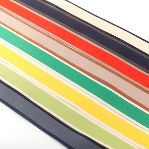 38mm cotton stripe webbing 1.5 Inch wide heavy duty webbing bag handles upholstery webbing for backpack/purse/key fob/tote bag strap