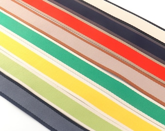 38mm cotton stripe webbing 1.5 Inch wide heavy duty webbing bag handles upholstery webbing for backpack/purse/key fob/tote bag strap