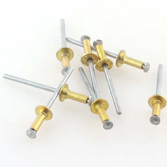 Rivets pop Or 38mm Aluminium pop rivets matériel constatations