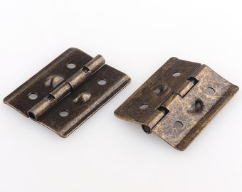 antique brass color metal hinges parliament hinges jewelry box hinges decorative hinges