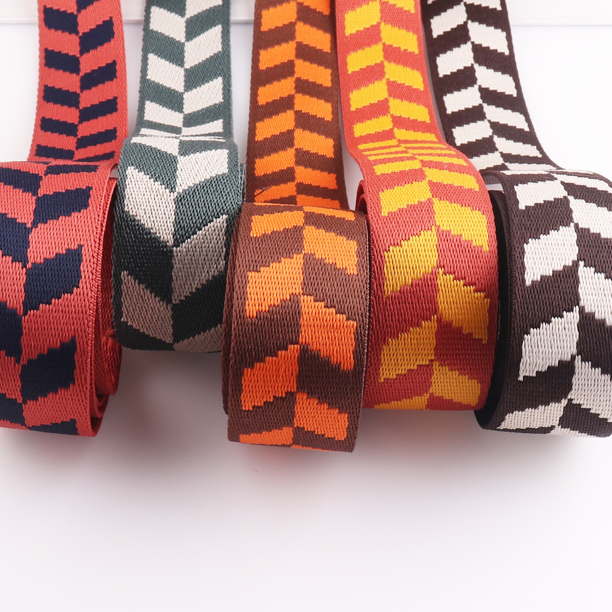 Webbing Grid Stripe Pattern Webbing Nylon Stripe Webbing for Etsy