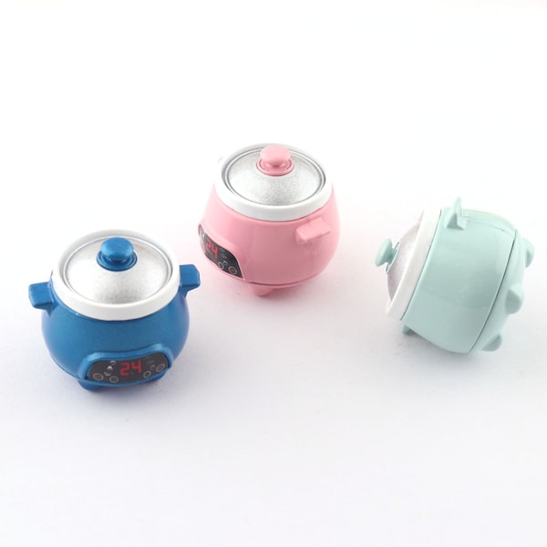 Miniature Cooker Rice Cooker,Dollhouse Miniatures Kitchen Restaurant Appliance Rement Bakery Mini Photography prop tools decorating Cooking