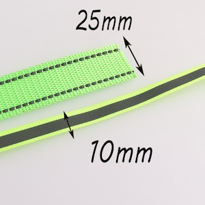 1inch wide reflective ribbon webbing for safe product garment bags shoes DIY belt Reflective Glo Grosgrain Ribbon  Silver Reflective Stripe